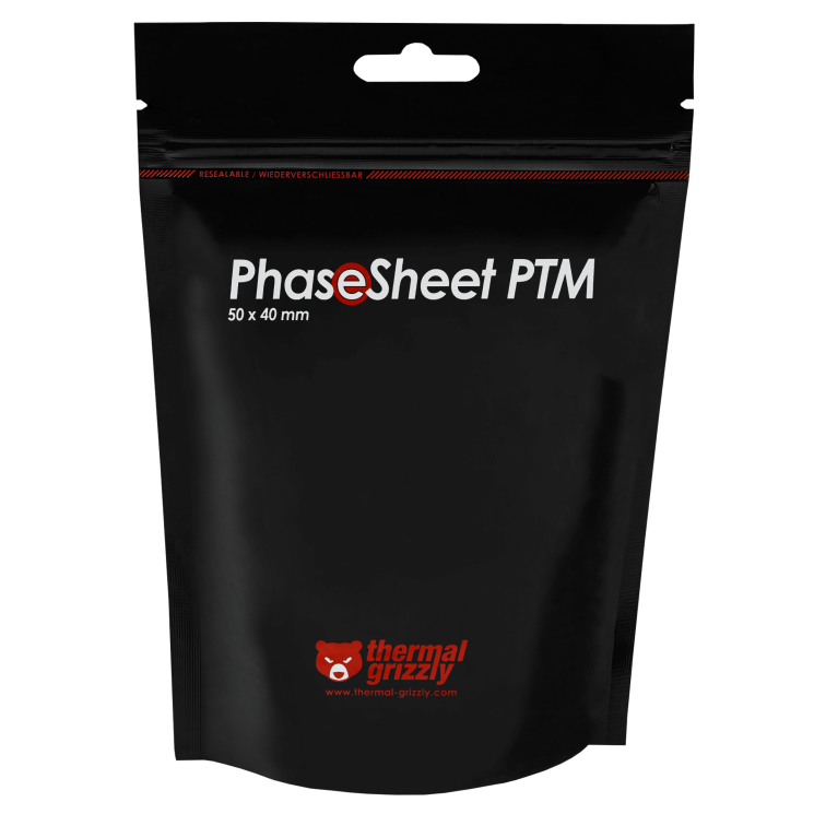 Thermal Grizzly PhaseSheet 50x 40x 0,2mm view 2